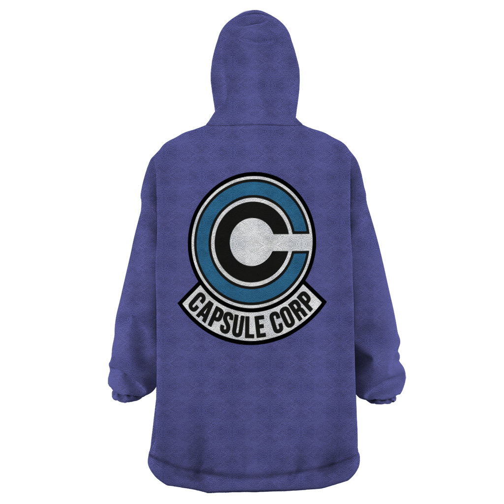Capsule Corp - Dragon Ball Anime Wearable Blanket Hoodie