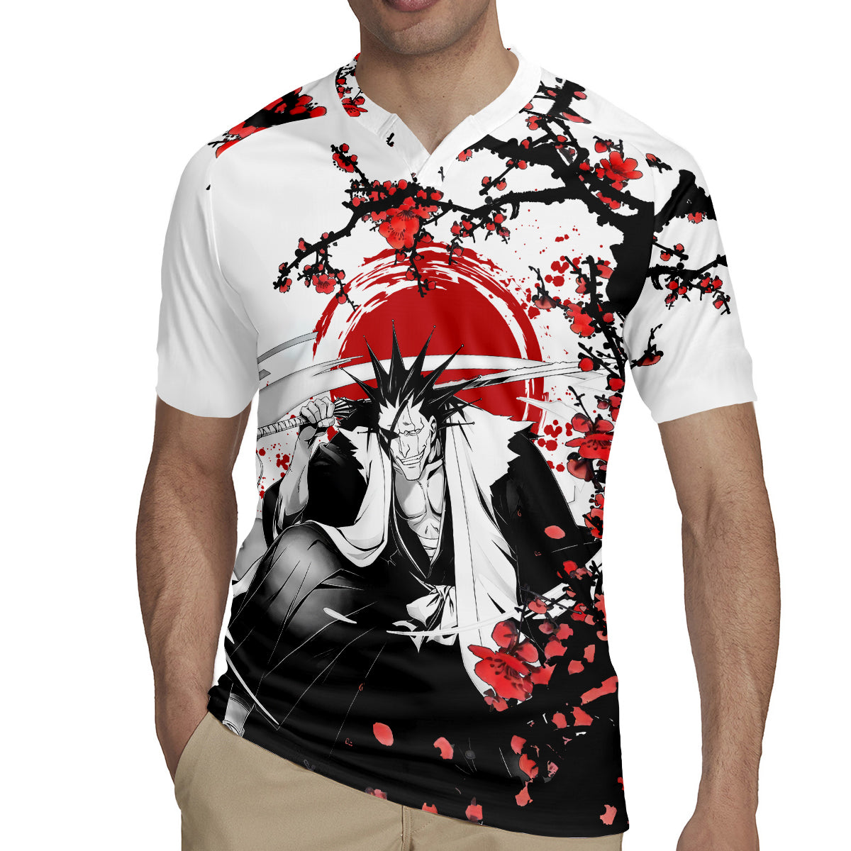 Kenpachi Zaraki Rugby Jersey Anime Japan Style