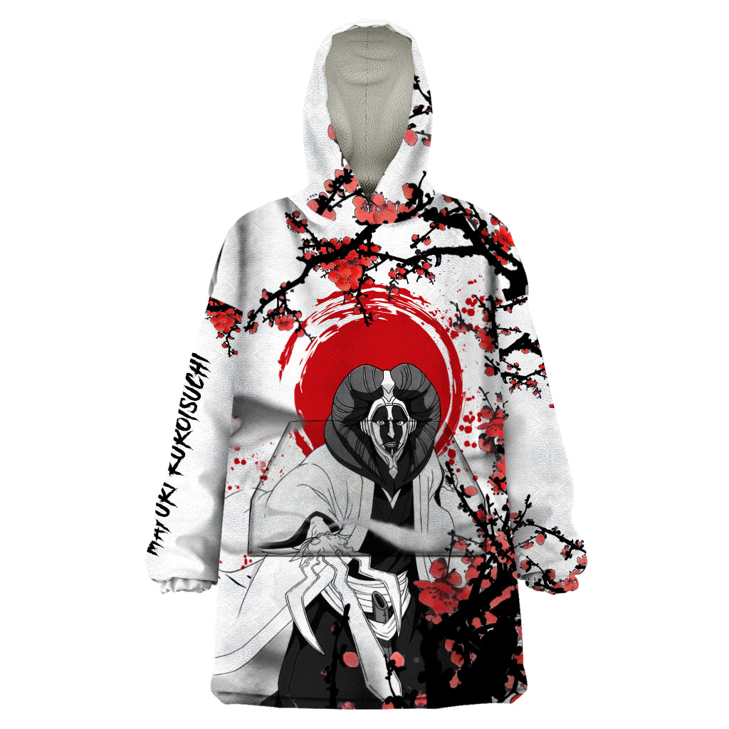 Mayuri Kurotsuchi Wearable Blanket Hoodie Anime Japan Style