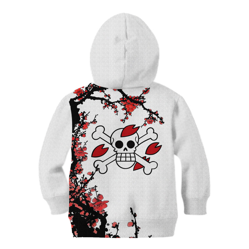 Red Tony Chopper Kid Hoodie Japan Style One Piece Anime