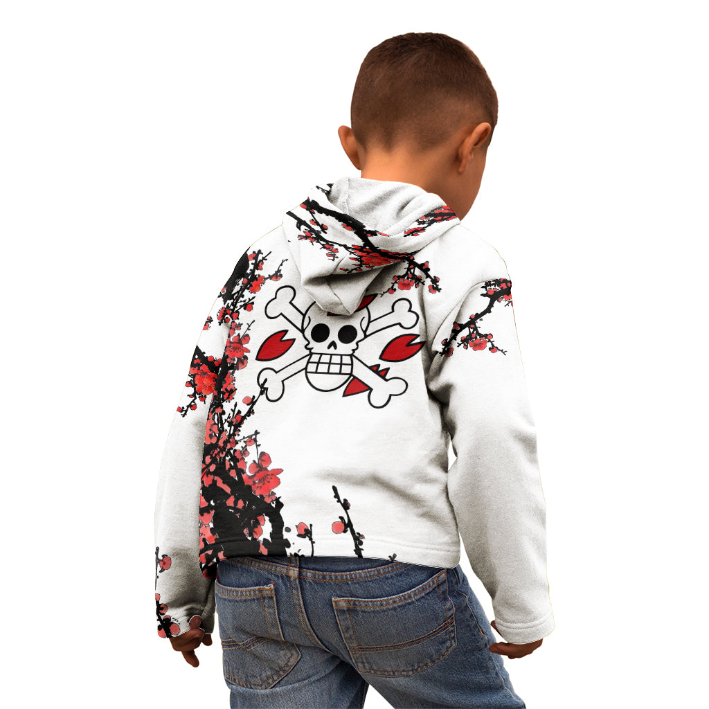 Red Tony Chopper Kid Hoodie Japan Style One Piece Anime