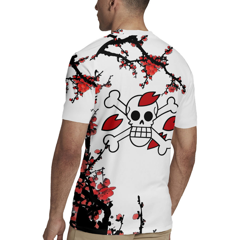 Red Tony Chopper Rugby Jersey Japan Style One Piece Anime