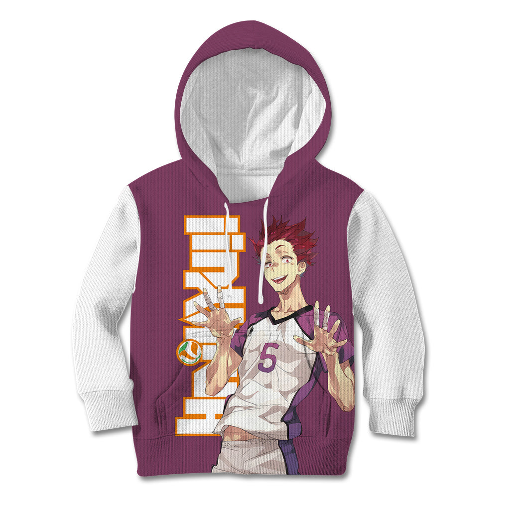 Shiratorizawa Satori Tendo Kid Hoodie Haikyu