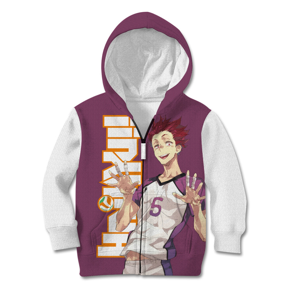 Shiratorizawa Satori Tendo Kid Hoodie Haikyu