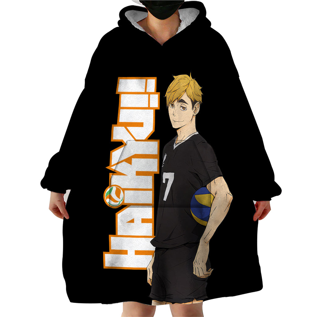 Inarizaki Atsumu Miya Wearable Blanket Hoodie Haikyu