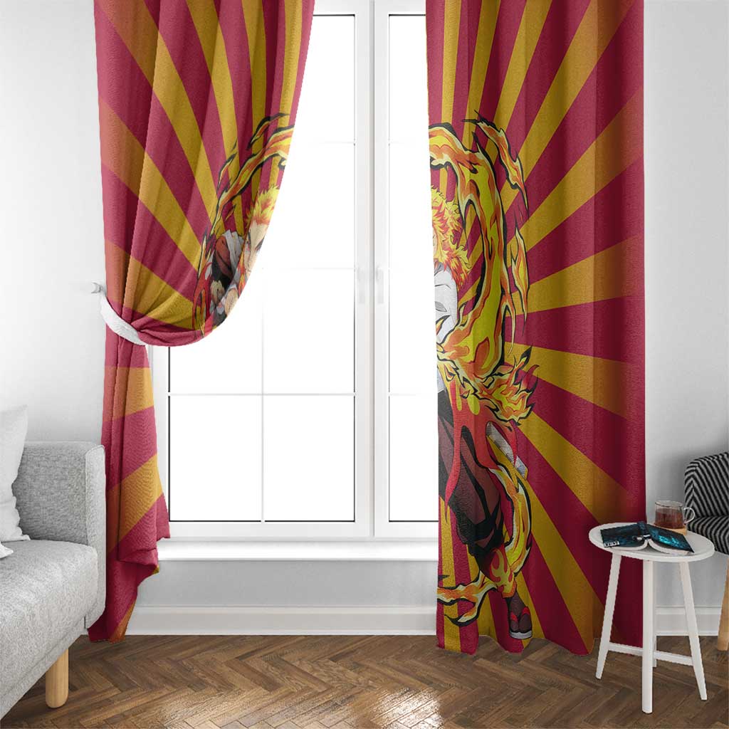 Rengoku - Demon Slayer Window Curtain Anime Style