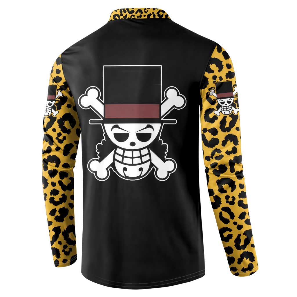 Rob Lucci - One Piece Button Sweatshirt Anime Mix Pattern Style