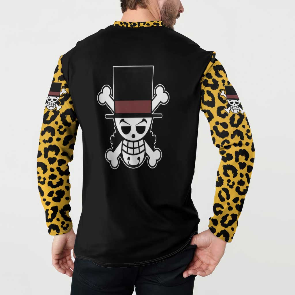 Rob Lucci - One Piece Button Sweatshirt Anime Mix Pattern Style