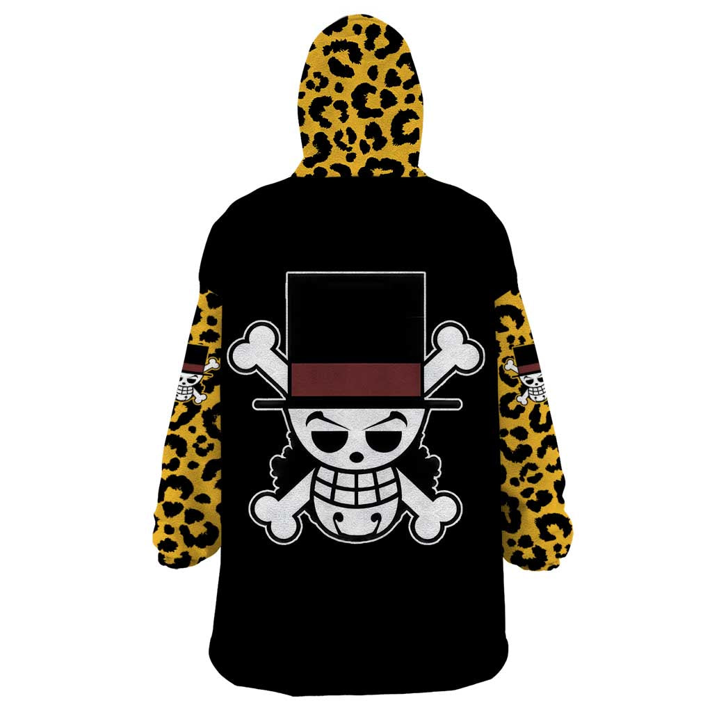 Rob Lucci - One Piece Wearable Blanket Hoodie Anime Mix Pattern Style