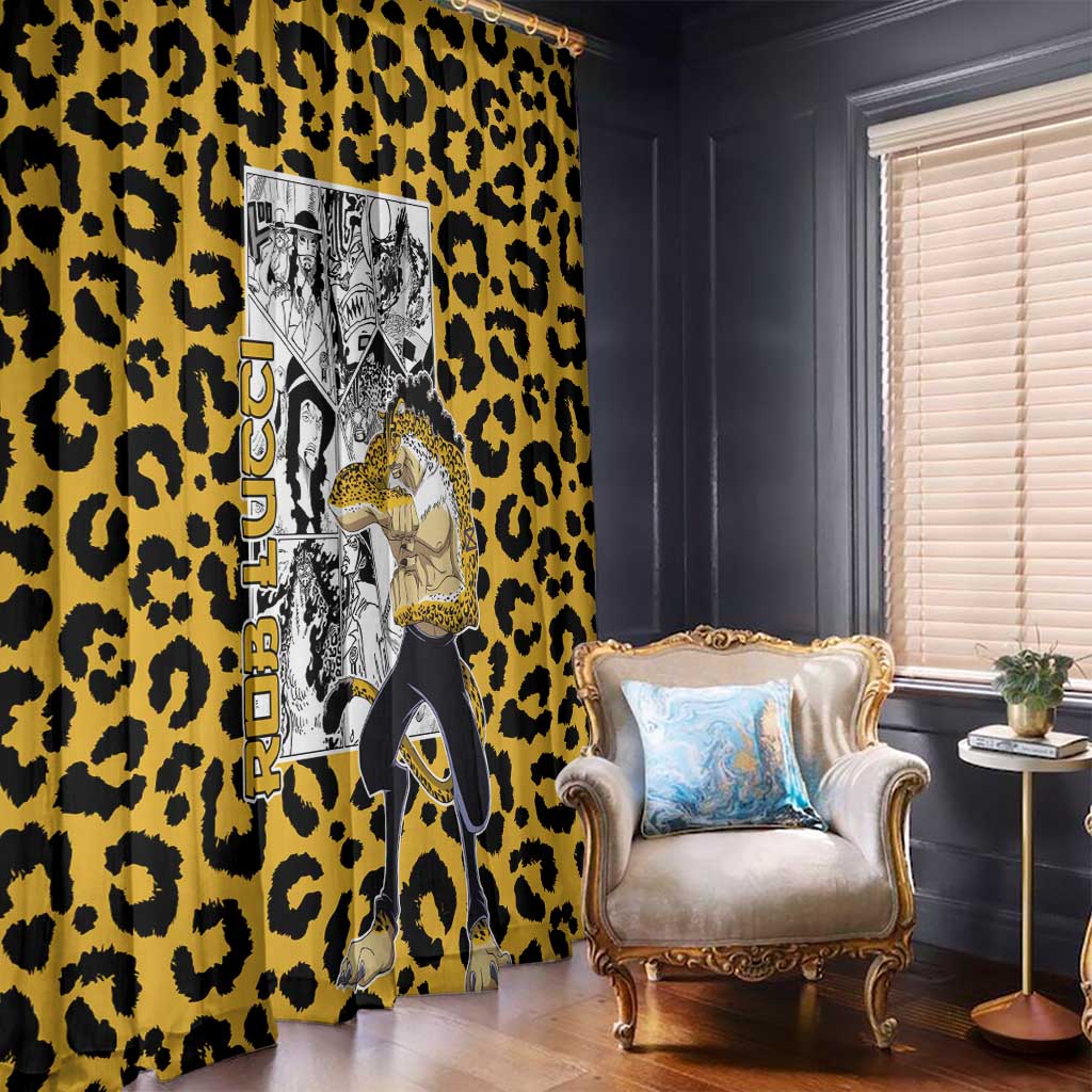 Rob Lucci - One Piece Window Curtain Anime Mix Pattern Style