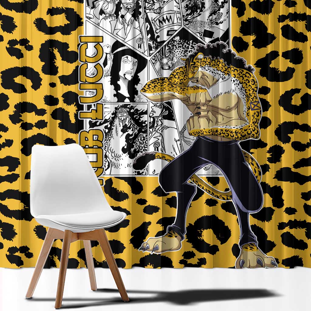 Rob Lucci - One Piece Window Curtain Anime Mix Pattern Style