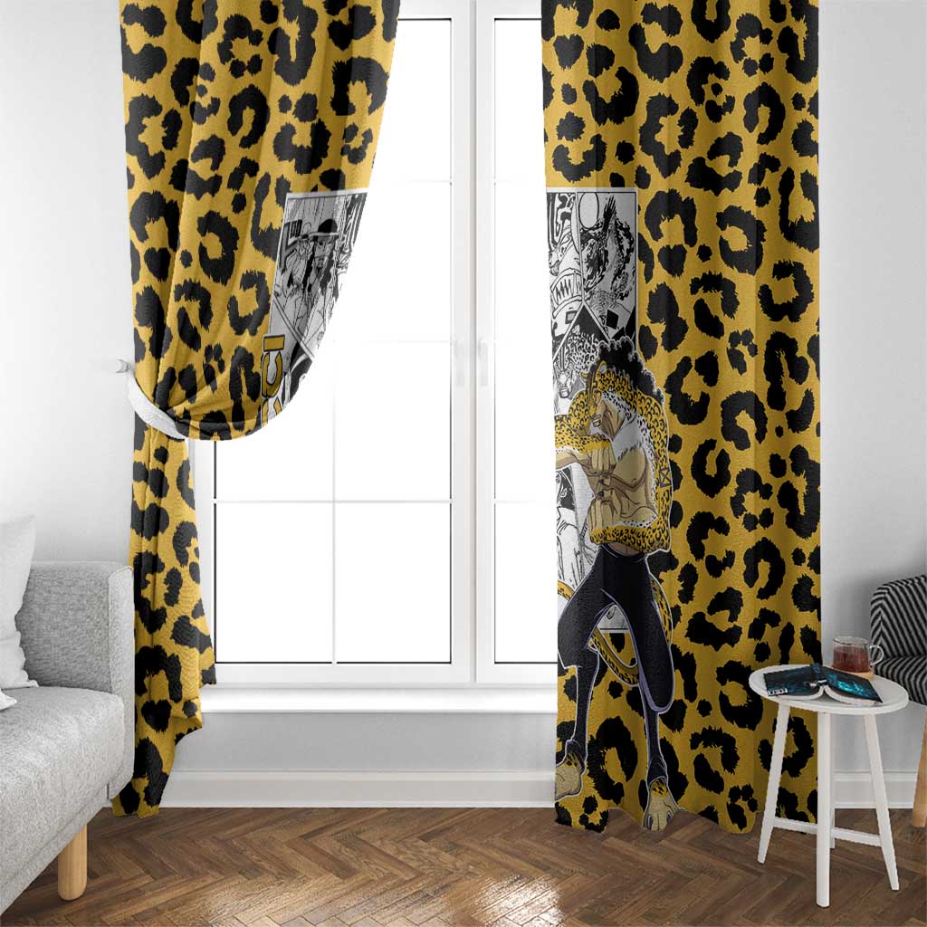 Rob Lucci - One Piece Window Curtain Anime Mix Pattern Style