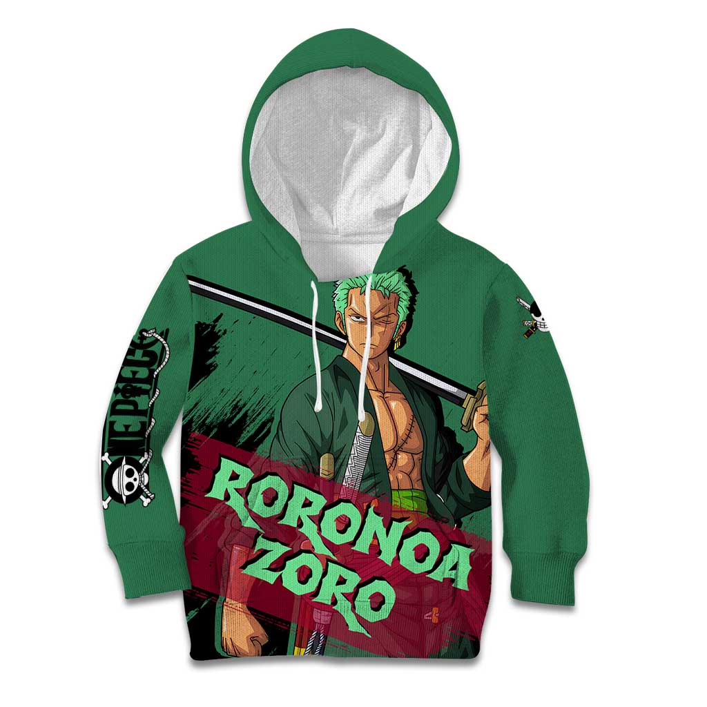 Roronoa Zoro - One Piece Kid Hoodie Anime Style