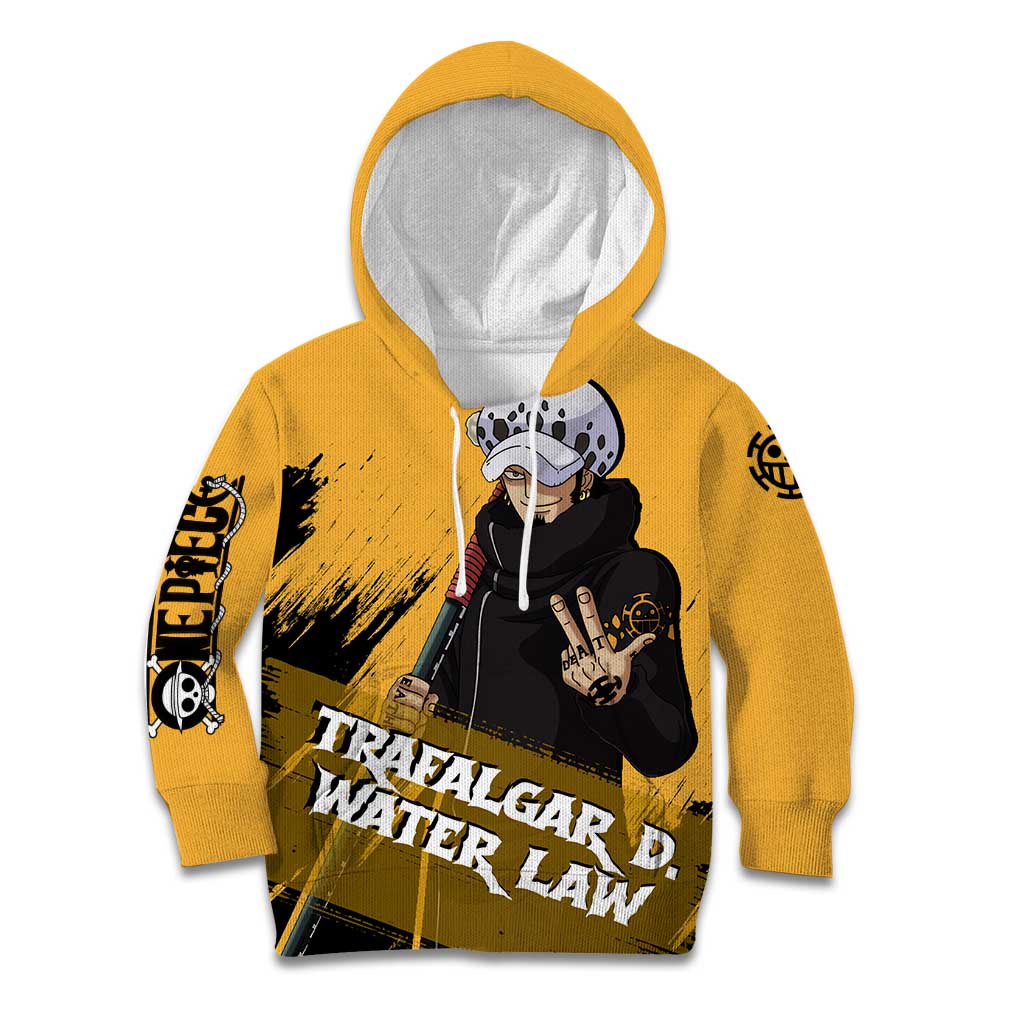 Trafalgar D. Water Law - One Piece Kid Hoodie Anime Style