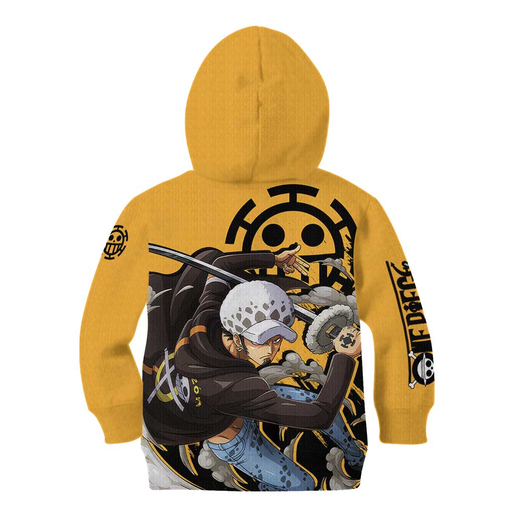 Trafalgar D. Water Law - One Piece Kid Hoodie Anime Style