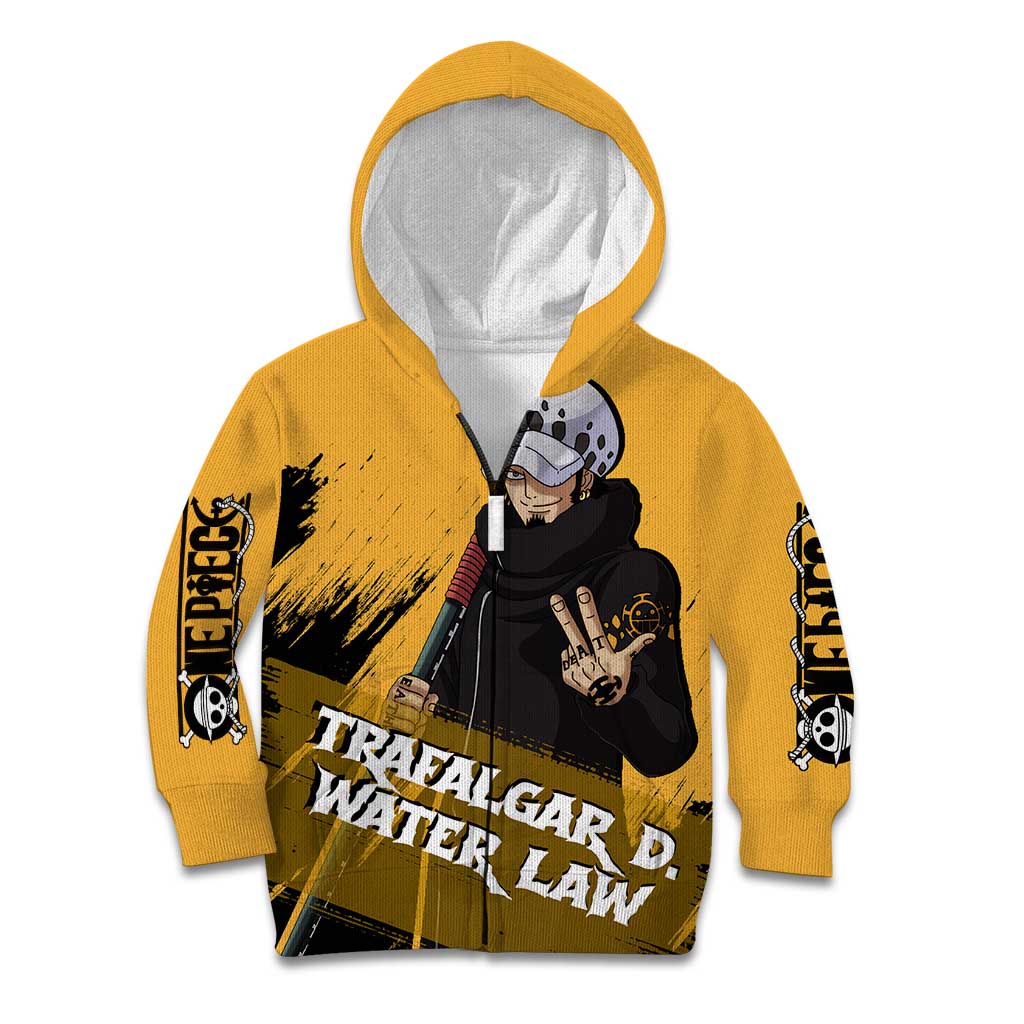 Trafalgar D. Water Law - One Piece Kid Hoodie Anime Style