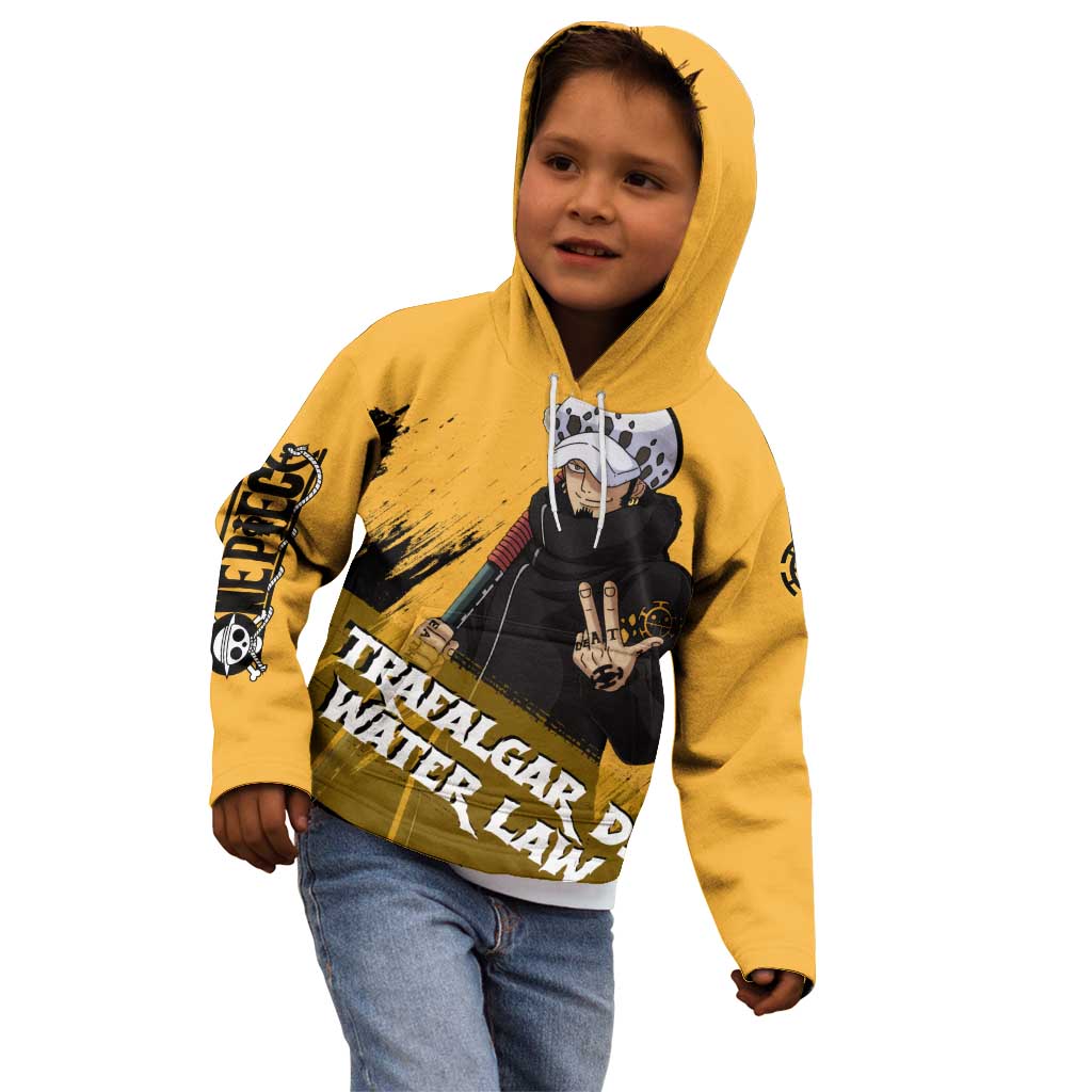 Trafalgar D. Water Law - One Piece Kid Hoodie Anime Style