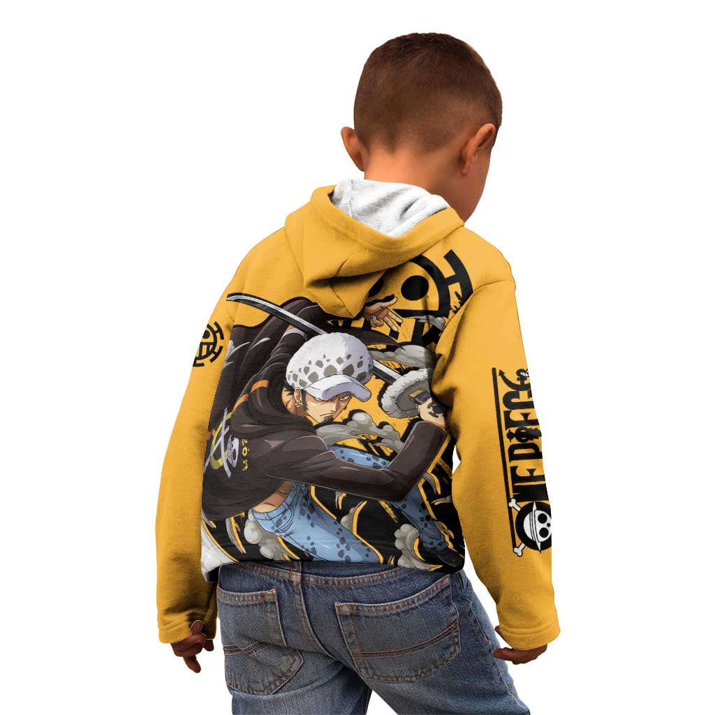 Trafalgar D. Water Law - One Piece Kid Hoodie Anime Style