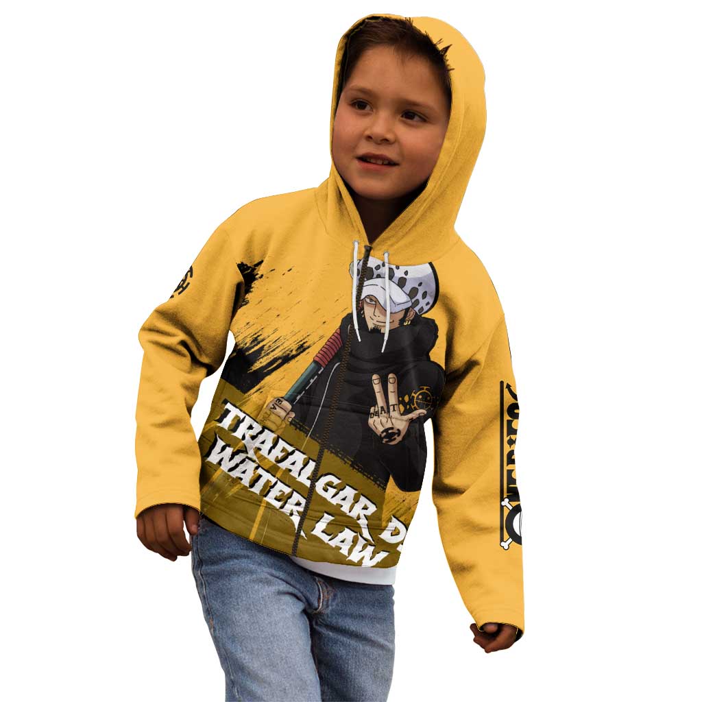 Trafalgar D. Water Law - One Piece Kid Hoodie Anime Style