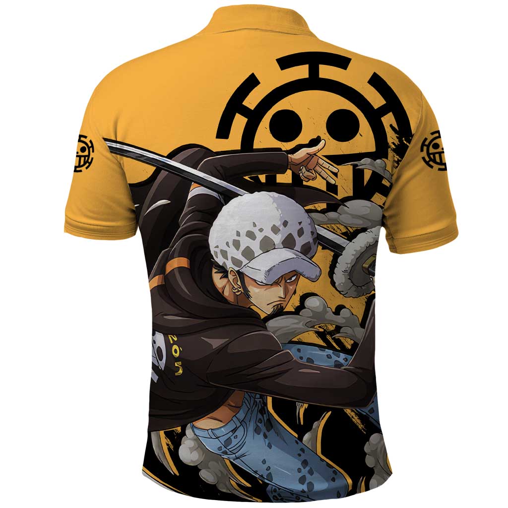 Trafalgar D. Water Law - One Piece Polo Shirt Anime Style