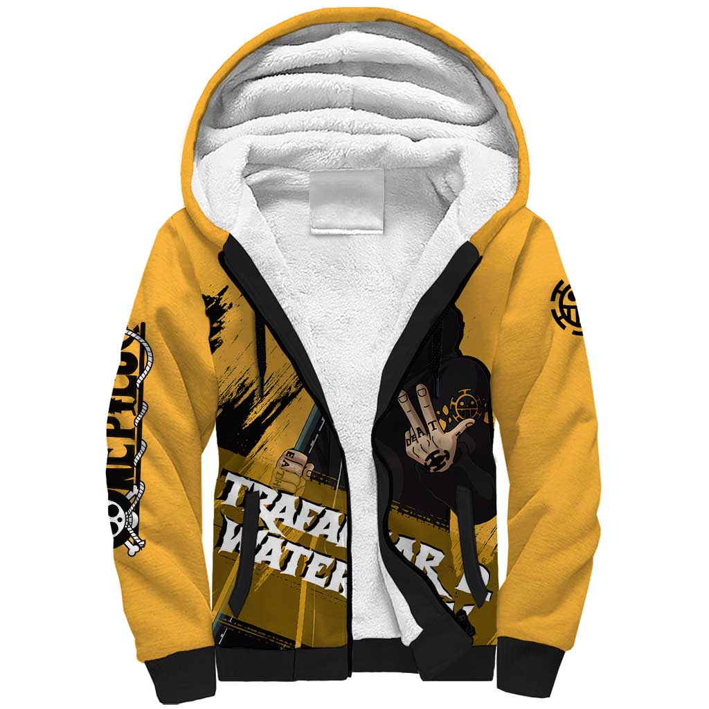 Trafalgar D. Water Law - One Piece Sherpa Hoodie Anime Style