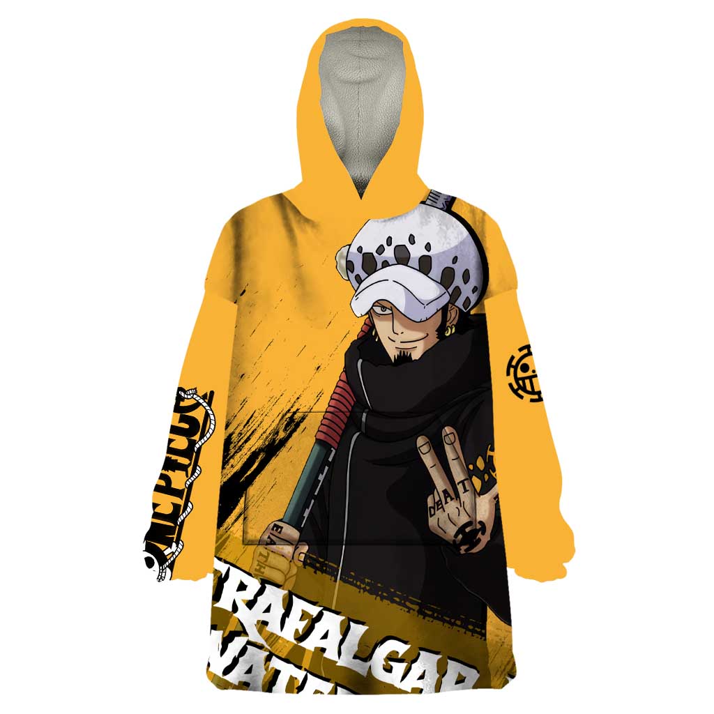 Trafalgar D. Water Law - One Piece Wearable Blanket Hoodie Anime Style