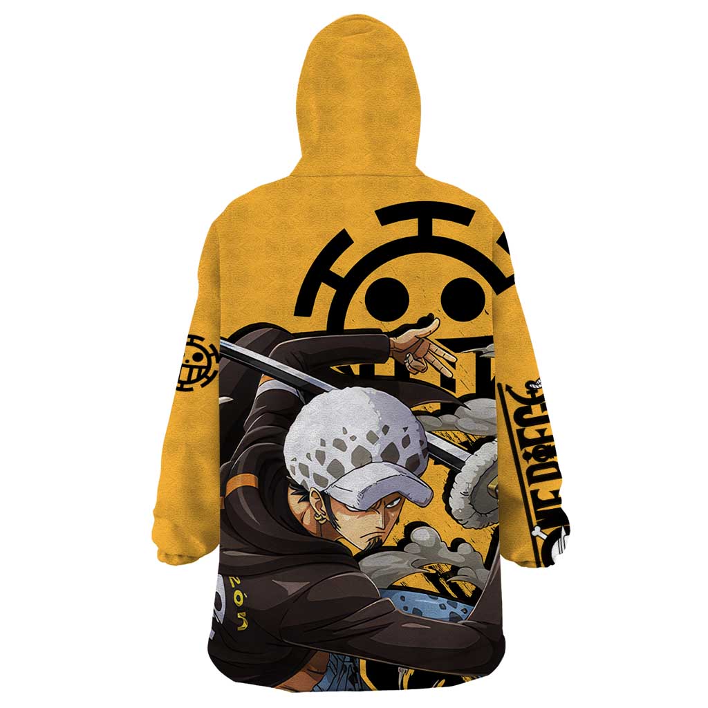 Trafalgar D. Water Law - One Piece Wearable Blanket Hoodie Anime Style