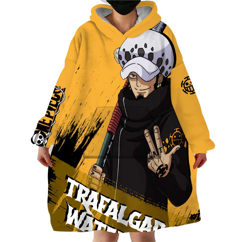 Trafalgar D. Water Law - One Piece Wearable Blanket Hoodie Anime Style
