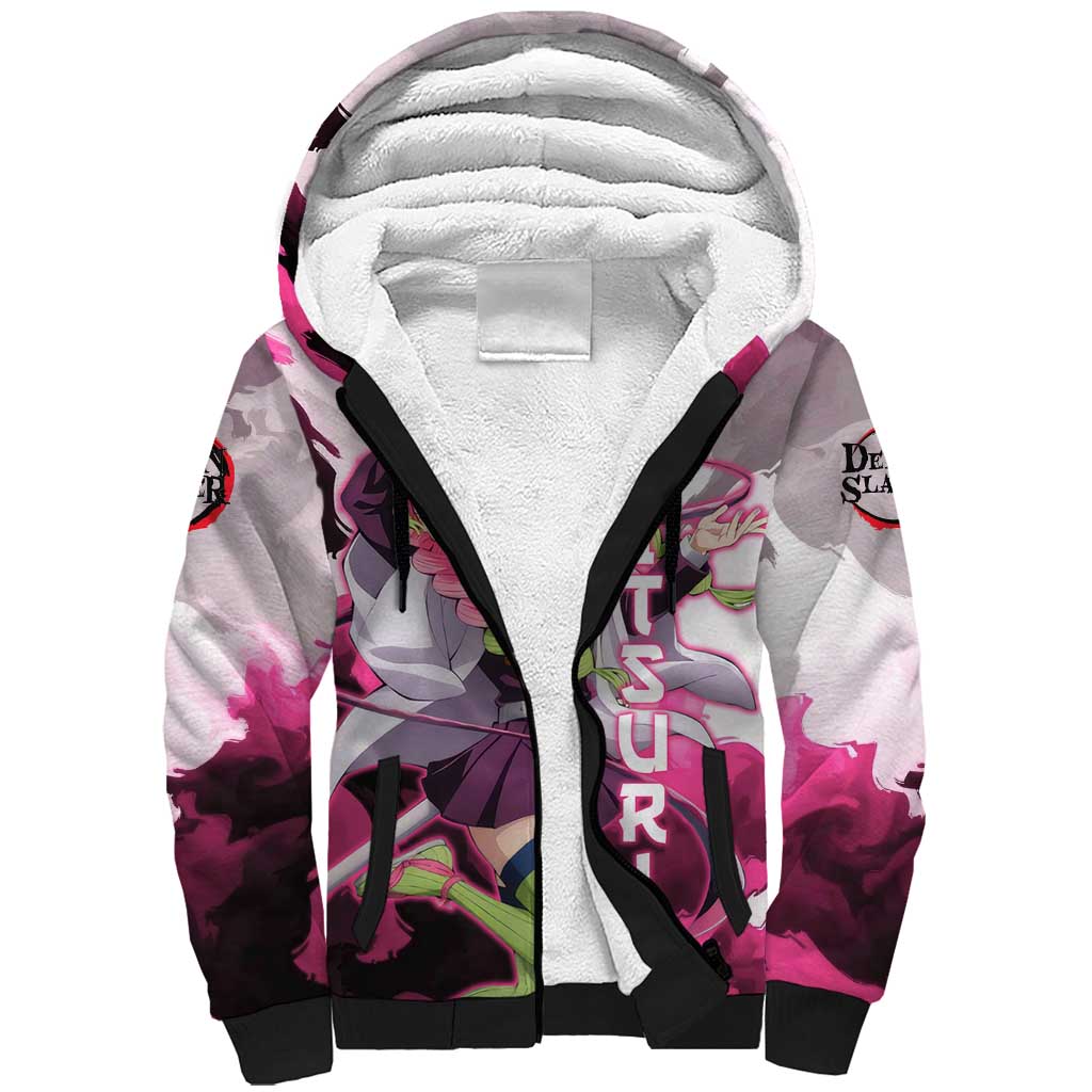 Mitsuri Kanroji - Demon Slayer Sherpa Hoodie Anime Style