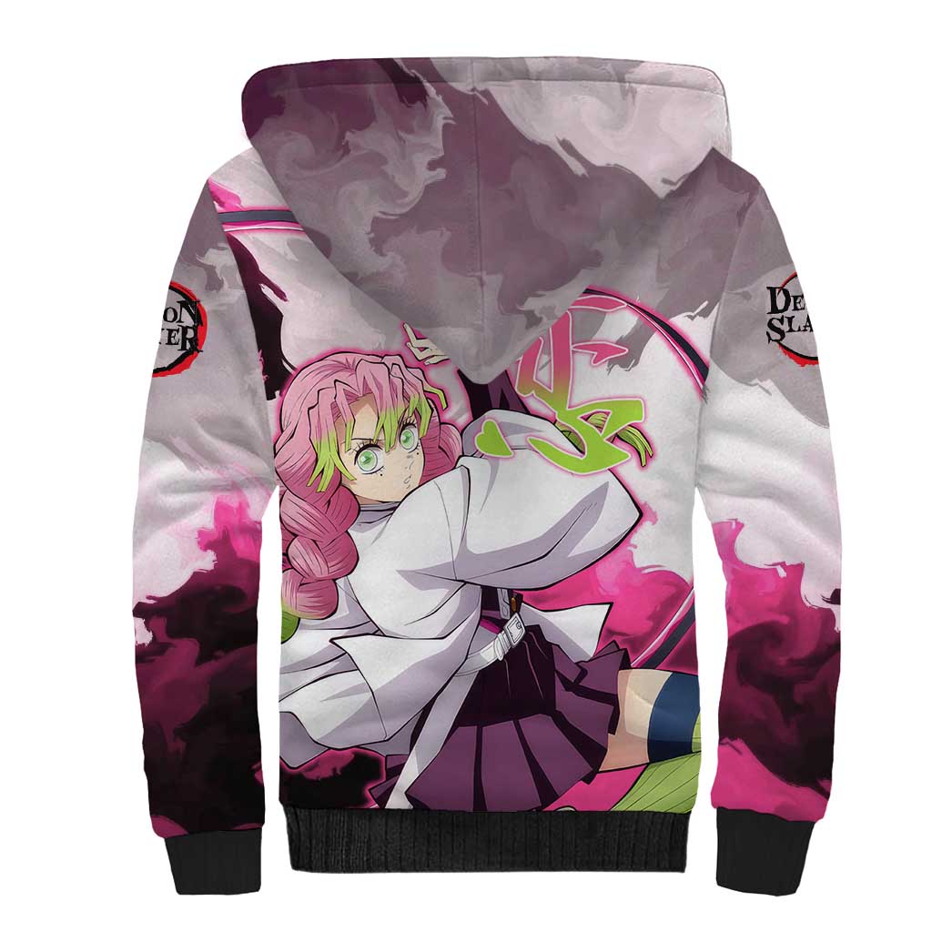 Mitsuri Kanroji - Demon Slayer Sherpa Hoodie Anime Style