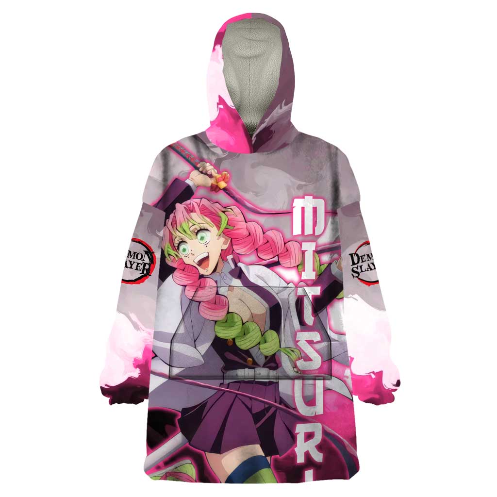 Mitsuri Kanroji - Demon Slayer Wearable Blanket Hoodie Anime Style