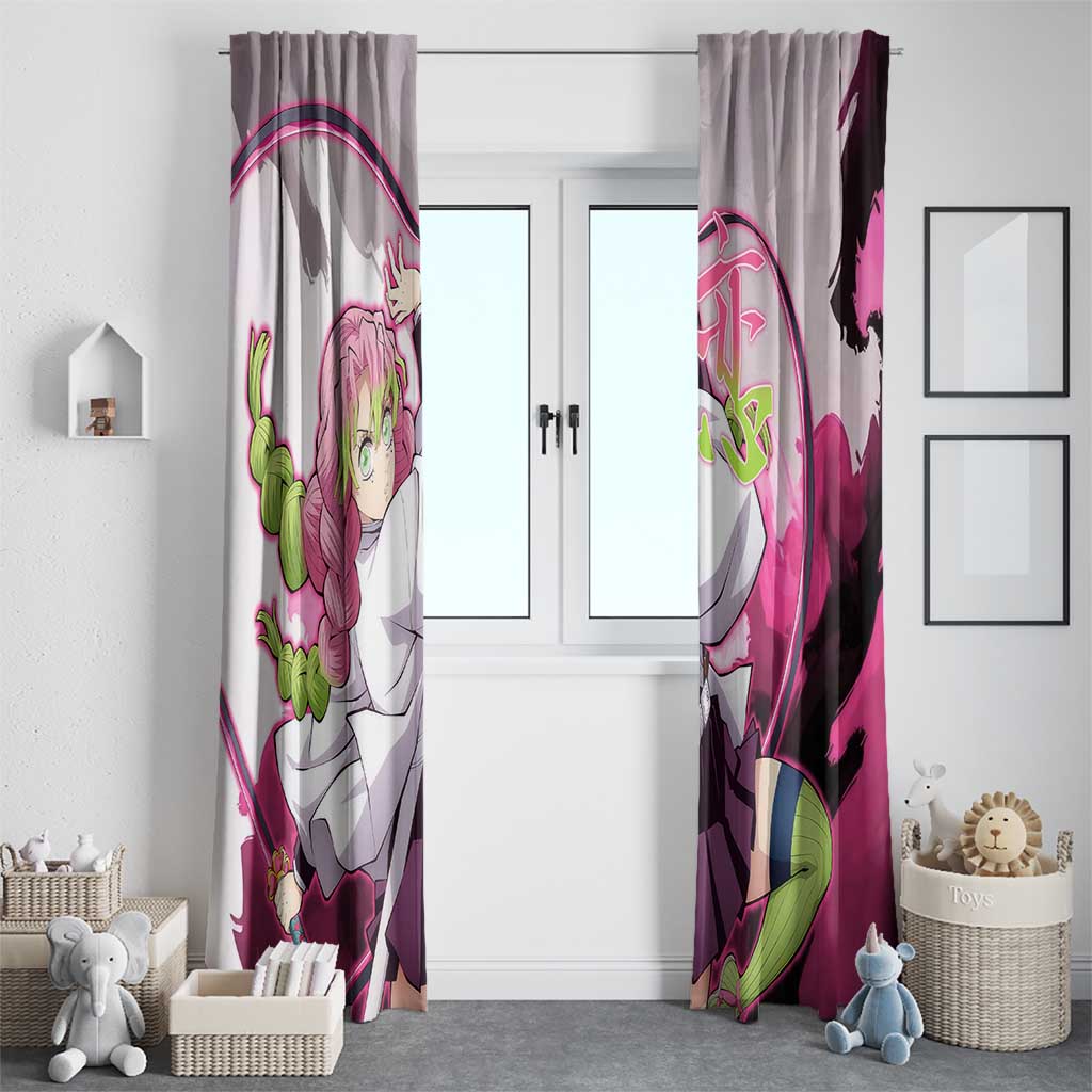 Mitsuri Kanroji - Demon Slayer Window Curtain Anime Style