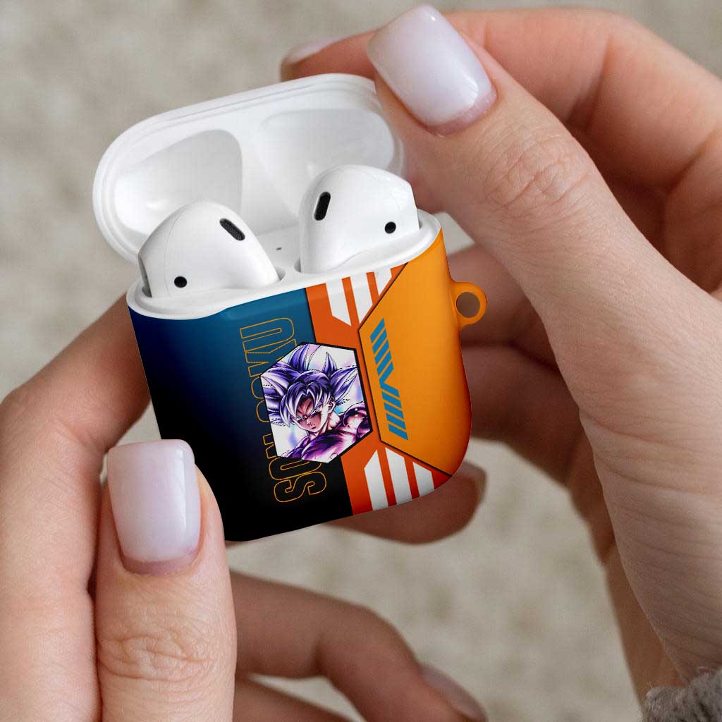 Son Goku from Dragon Ball AirPods Case with Orange Gi, Power Pose, and Energy Effect Design - The Mazicc