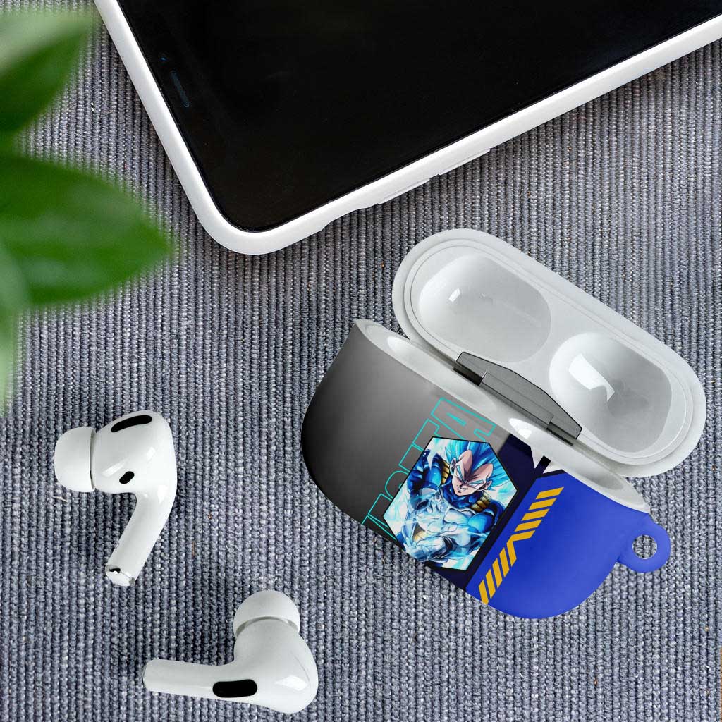 Vegeta from Dragon Ball AirPods Case with Super Saiyan Blue Form and Action Pose Design - The Mazicc
