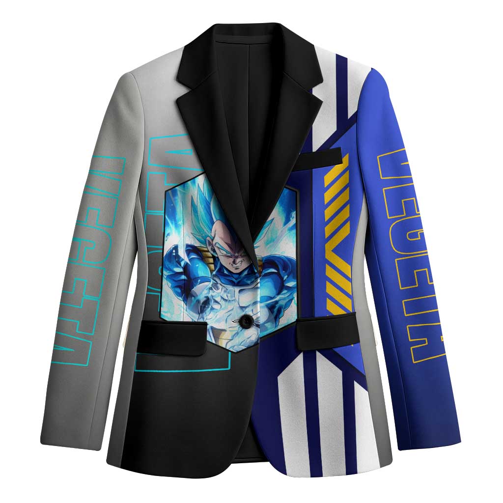 Vegeta from Dragon Ball Blazer with Super Saiyan Blue Form and Action Pose Design - The Mazicc