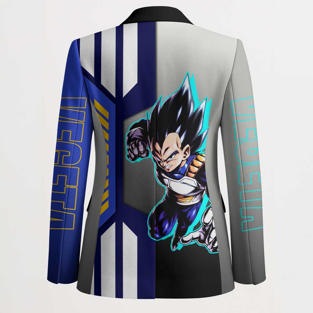 Vegeta from Dragon Ball Blazer with Super Saiyan Blue Form and Action Pose Design - The Mazicc