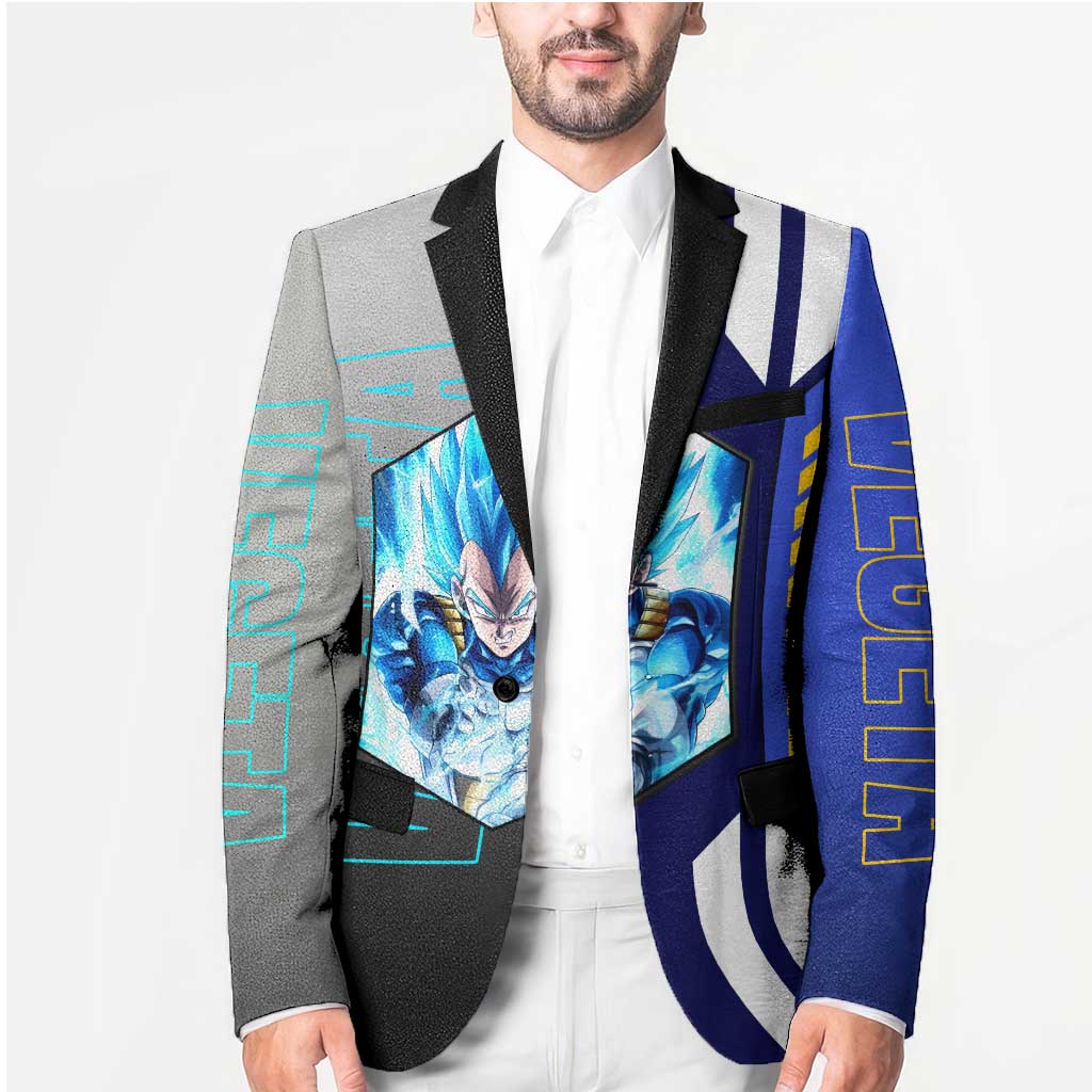 Vegeta from Dragon Ball Blazer with Super Saiyan Blue Form and Action Pose Design - The Mazicc