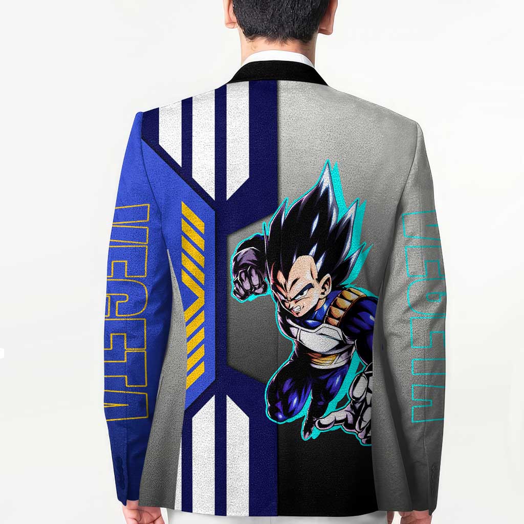 Vegeta from Dragon Ball Blazer with Super Saiyan Blue Form and Action Pose Design - The Mazicc