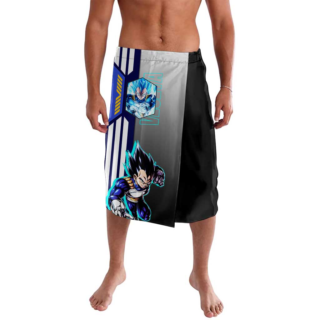Vegeta from Dragon Ball Lavalava with Super Saiyan Blue Form and Action Pose Design - The Mazicc