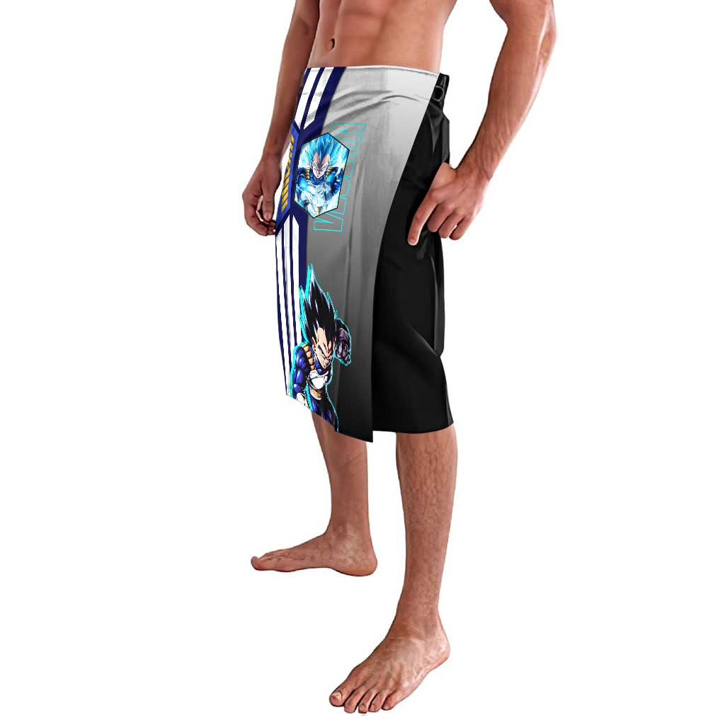 Vegeta from Dragon Ball Lavalava with Super Saiyan Blue Form and Action Pose Design - The Mazicc