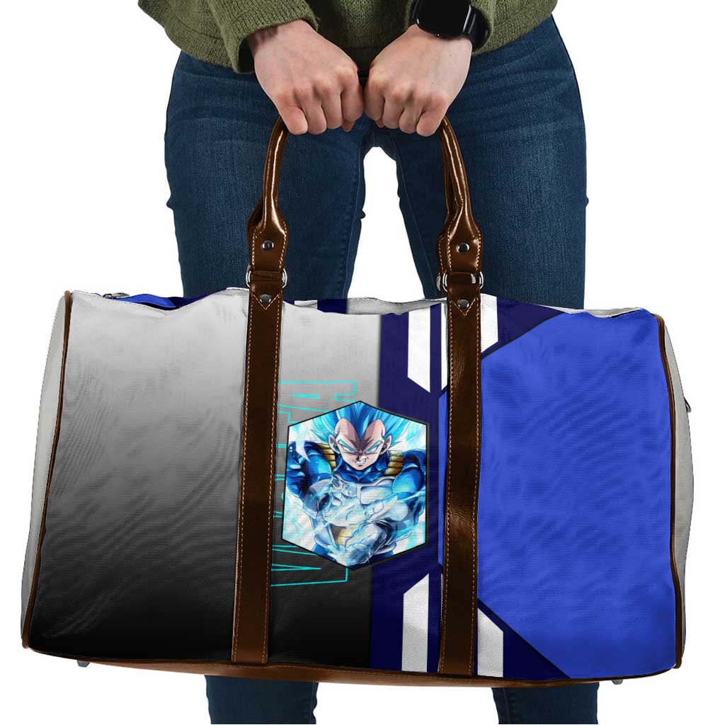 Vegeta from Dragon Ball Travel Bag with Super Saiyan Blue Form and Action Pose Design - The Mazicc