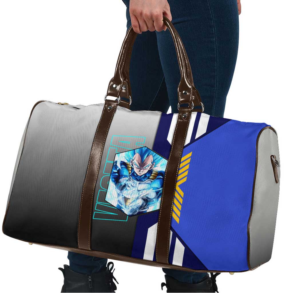 Vegeta from Dragon Ball Travel Bag with Super Saiyan Blue Form and Action Pose Design - The Mazicc