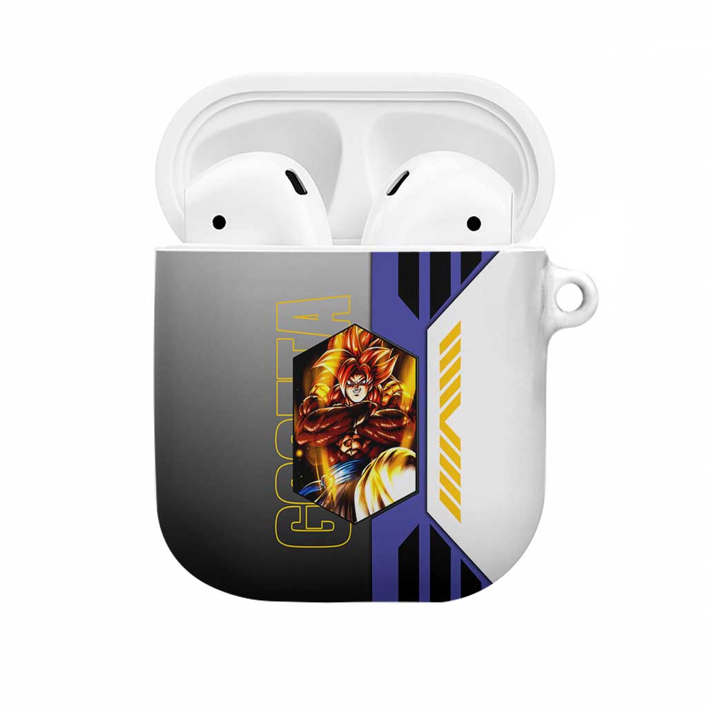 Gogeta from Dragon Ball AirPods Case with Super Saiyan Blue Form and Action Pose Design - The Mazicc