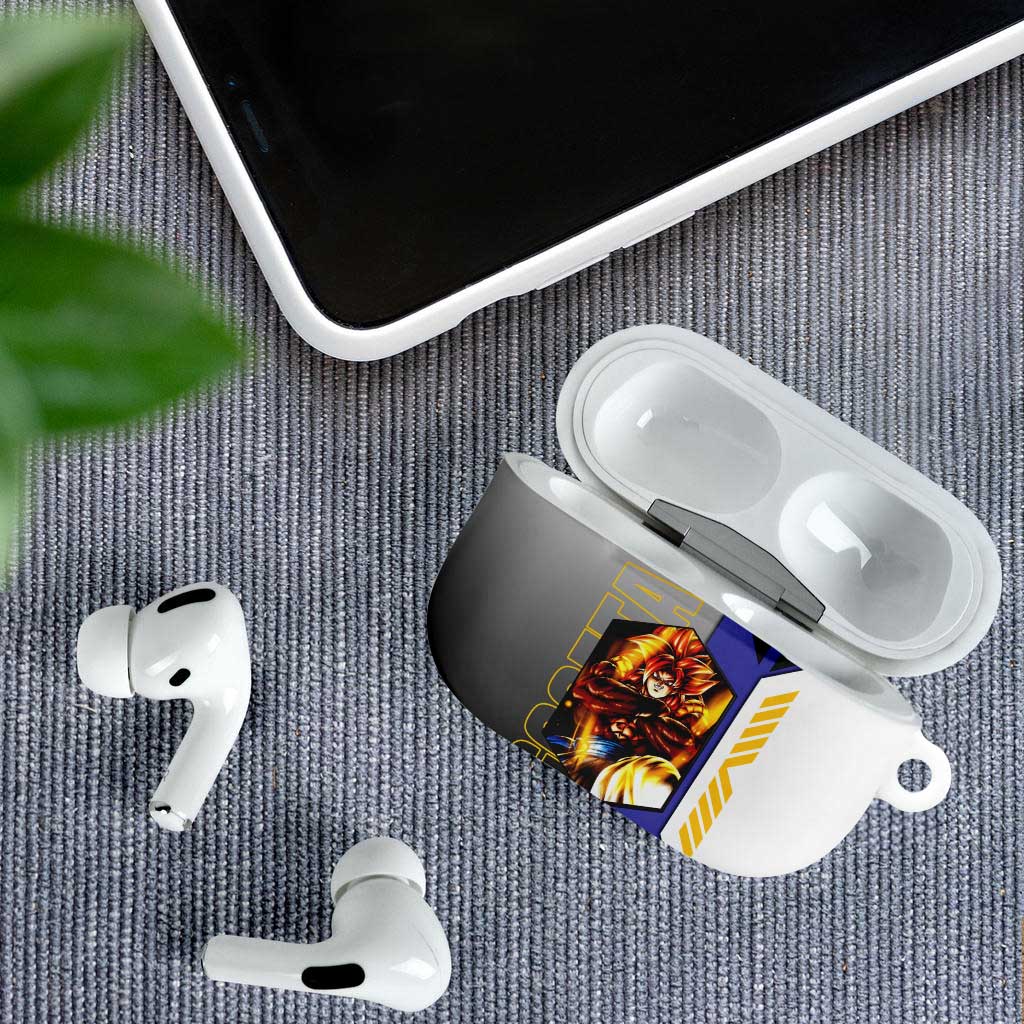 Gogeta from Dragon Ball AirPods Case with Super Saiyan Blue Form and Action Pose Design - The Mazicc
