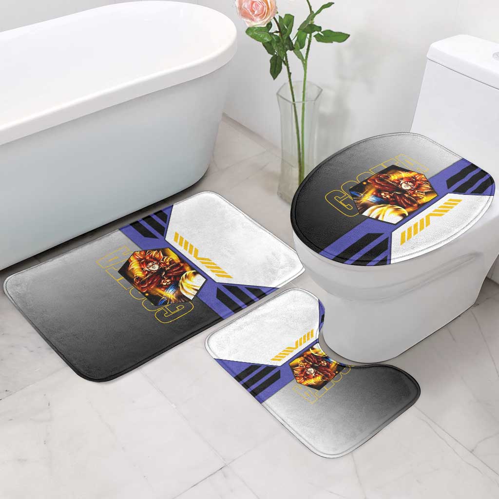 Gogeta from Dragon Ball Bathroom Set with Super Saiyan Blue Form and Action Pose Design - The Mazicc
