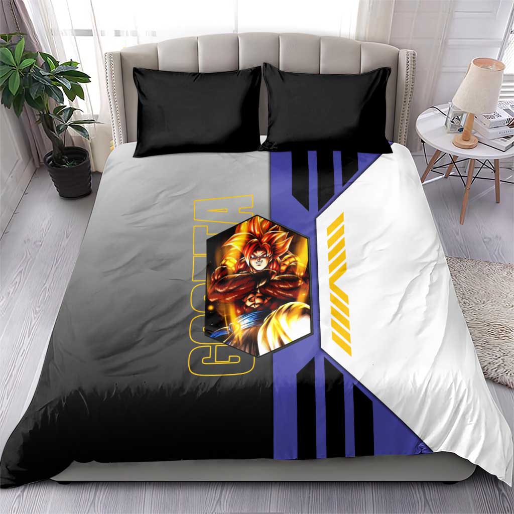 Gogeta from Dragon Ball Bedding Set with Super Saiyan Blue Form and Action Pose Design - The Mazicc