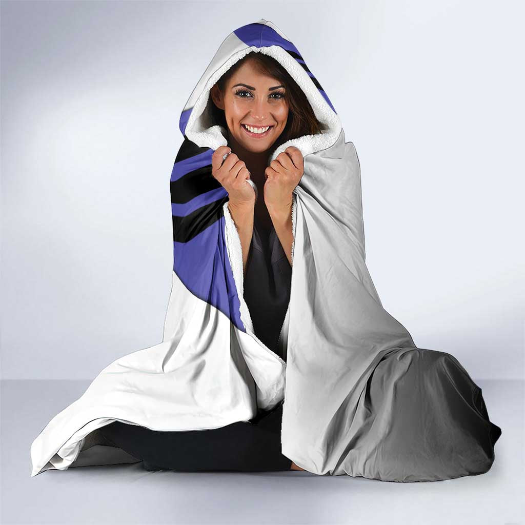 Gogeta from Dragon Ball Hooded Blanket with Super Saiyan Blue Form and Action Pose Design - The Mazicc