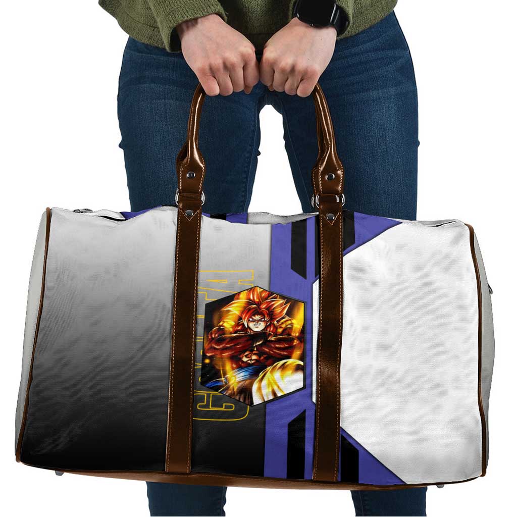Gogeta from Dragon Ball Travel Bag with Super Saiyan Blue Form and Action Pose Design - The Mazicc