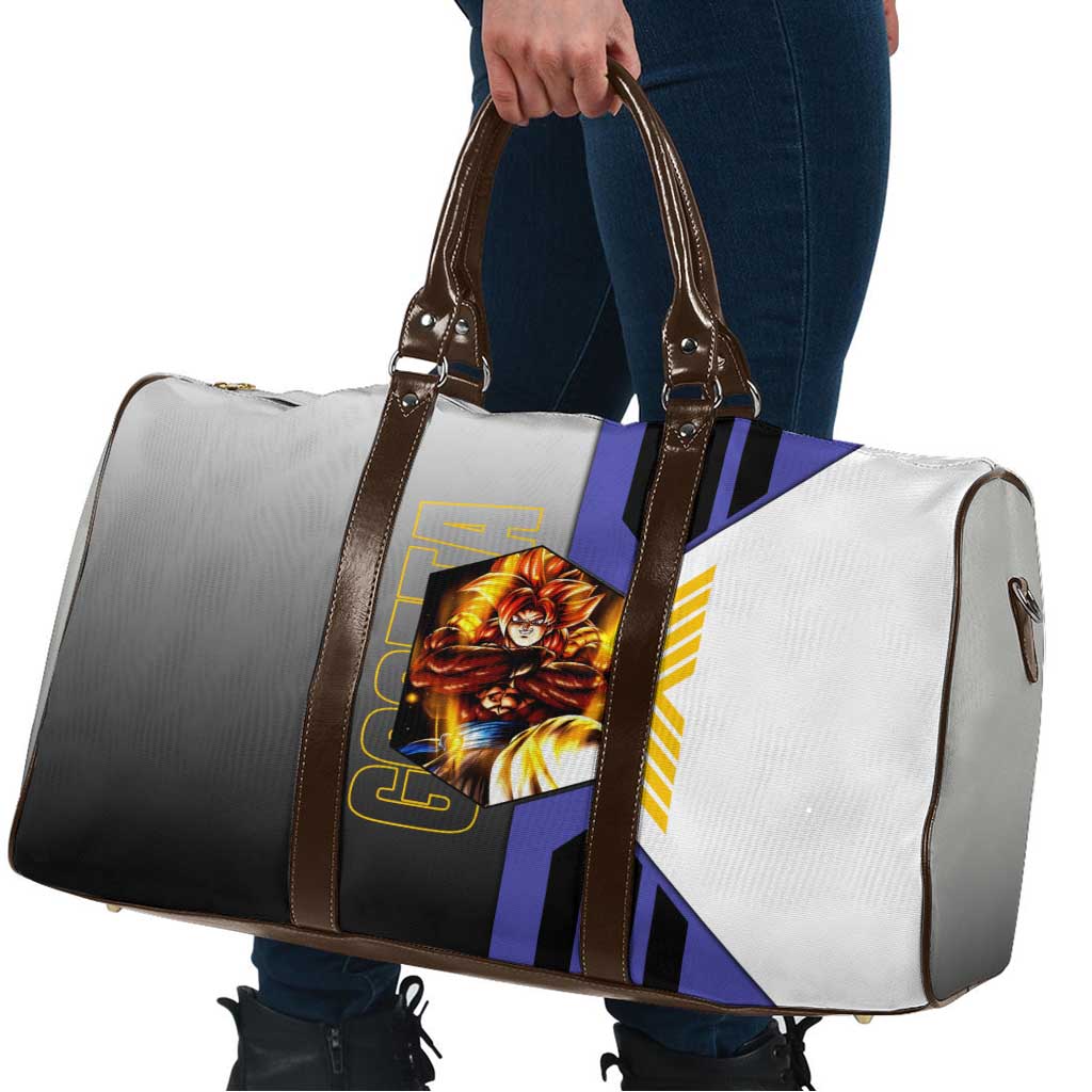 Gogeta from Dragon Ball Travel Bag with Super Saiyan Blue Form and Action Pose Design - The Mazicc