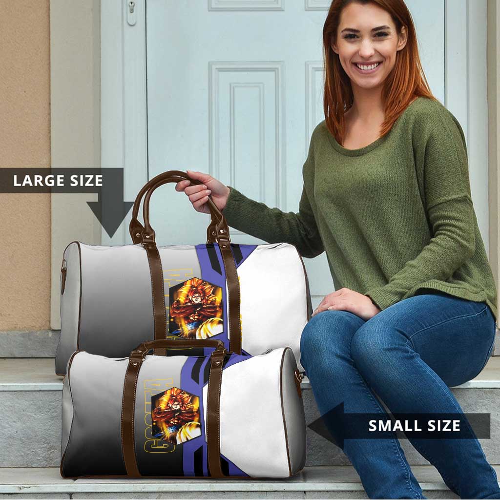 Gogeta from Dragon Ball Travel Bag with Super Saiyan Blue Form and Action Pose Design - The Mazicc